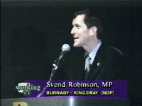 Svend Robinson, NDP MP