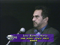 Dr. Jose Ramos Horta, 1996 Nobel Peace Prize Winner