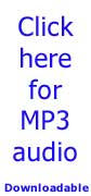Click here for MP3 audio, downloadable