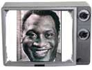 tv image of Paul Robeson