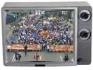 HEU protest marches converge, in tv frame