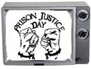 Prison Justice Day logo in tv frame