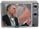 tv image of Finkelstein at forum