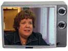 Libby Davies in tv frame