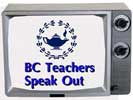 BC Teachers Speak Out in tv frame
