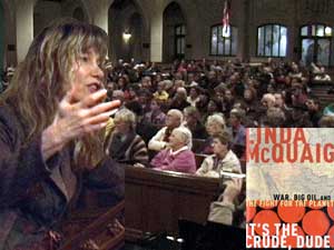 Linda McQuaig, audience, IT'S THE CRUDE, DUDE