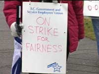 Picket sign