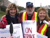 BCIT Picketers