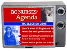 BC Nurses' Agenda in tv frame