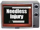 Needless Injury title still in tv frame