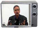 Ilan Pappe in tv frame