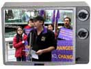 SEIU rep in tv frame