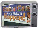 Let's Make It Happen banner in tv frame