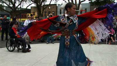 pow wow dancer