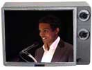 Keynote speaker in tv frame