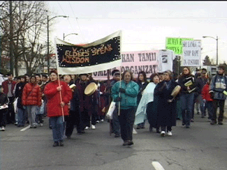 2002 Vancouver International Women's Day march and rally