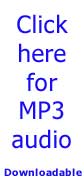 Click here for MP3 audio