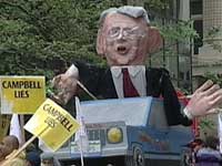 BCGEU Highway to Hell float