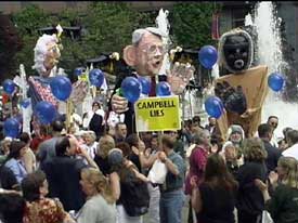 Rally against Public-Private Partnerships