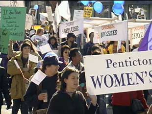 Campaign BC October  26 2002  Parade of Lost Services in Penticton