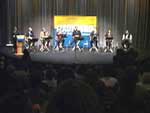 Debate, wide shot