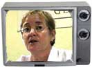 Maude Barlow in tv frame