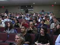 Audience listening to Layton @ Langara