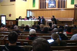 wide shot - Olympic Civil Liberty forum