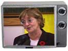 Maude Barlow in tv frame